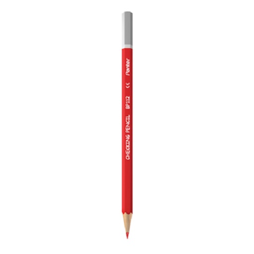 مداد قرمز پنتر Hexagonal/Checking/ BP112 بسته 12 عددي