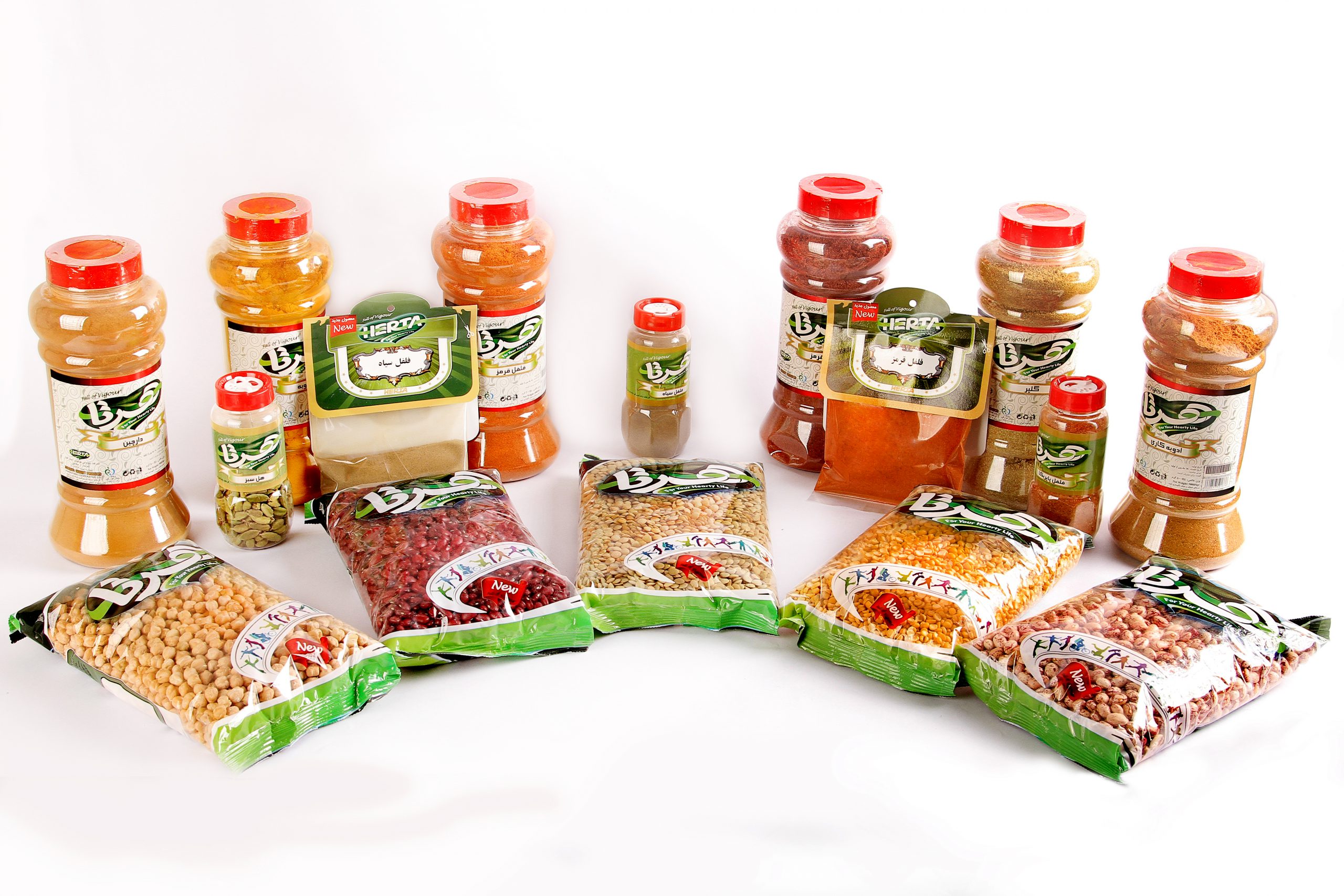فروش سازمانی محصولات غذایی هرتا با خرید عمده ادویه و حبوبات