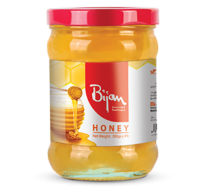 عسل شيشه طبيعي ۳۰۰ گرمي بیژن در استاف مارکت